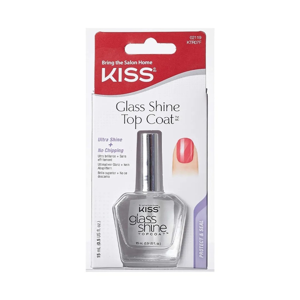 Kiss And Broadway Kiss glass Shine Topcoat