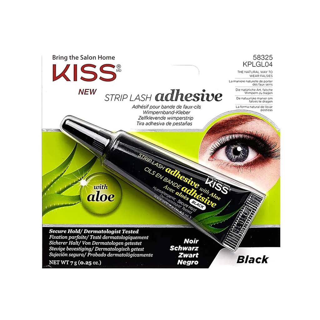 Kiss And Broadway Alo Vera Adhesive Latex Black glue