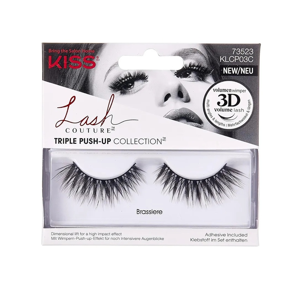 Kiss Lash Couture Triple Push-Up W/Glue- Brassiere
