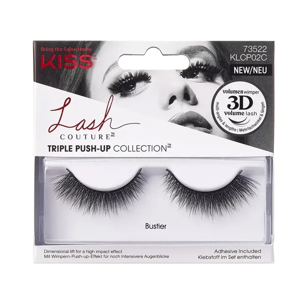 Kiss Lash Couture Triple Push-Up W/Glue- Bustier