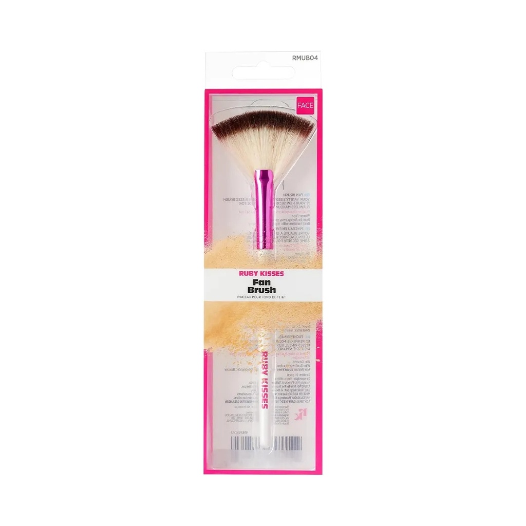 Kiss And Broadway Ruby Kisses Fan MakeUp Brush