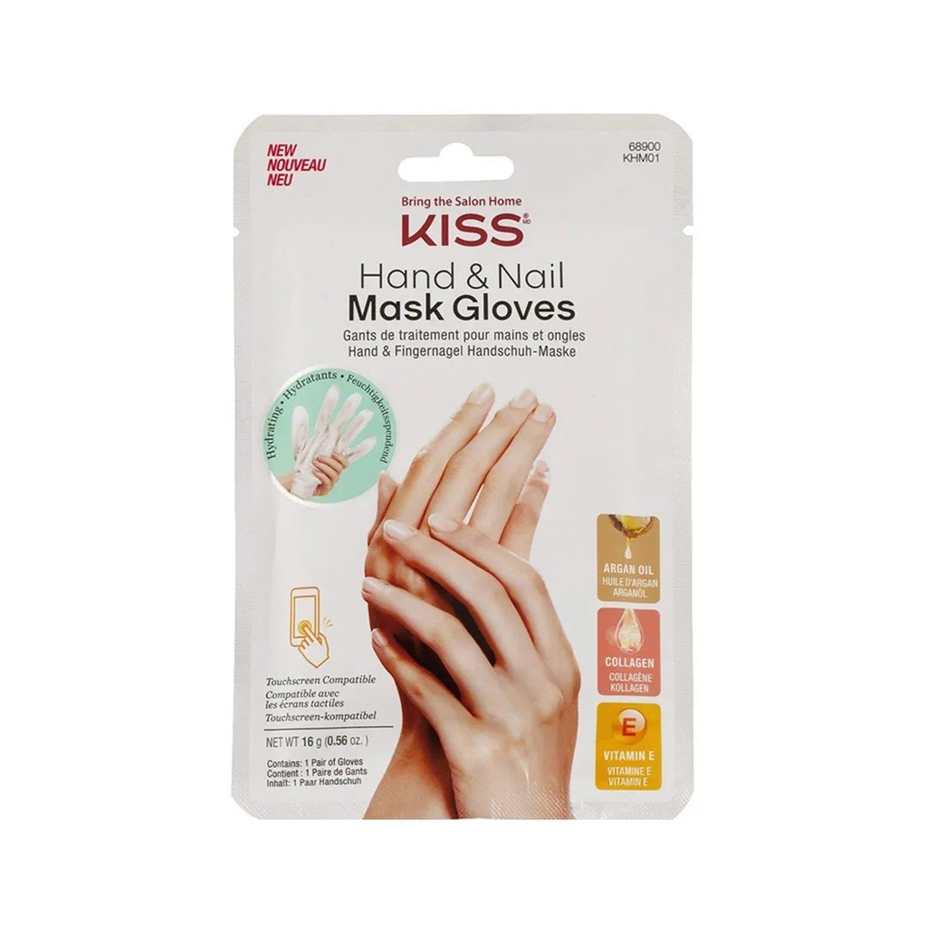 Kiss And Broadway Hand & Nail Mask gloves