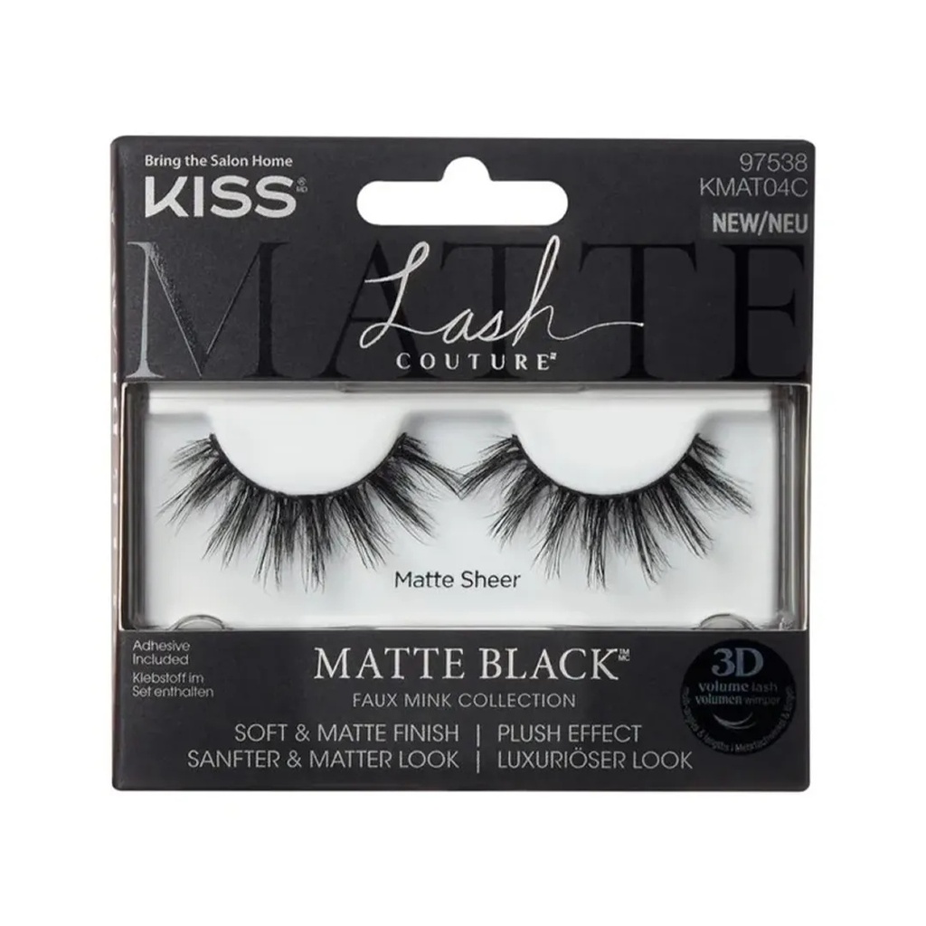Kiss And Broadway Lash Faux Mink 3D Matte Collection 4