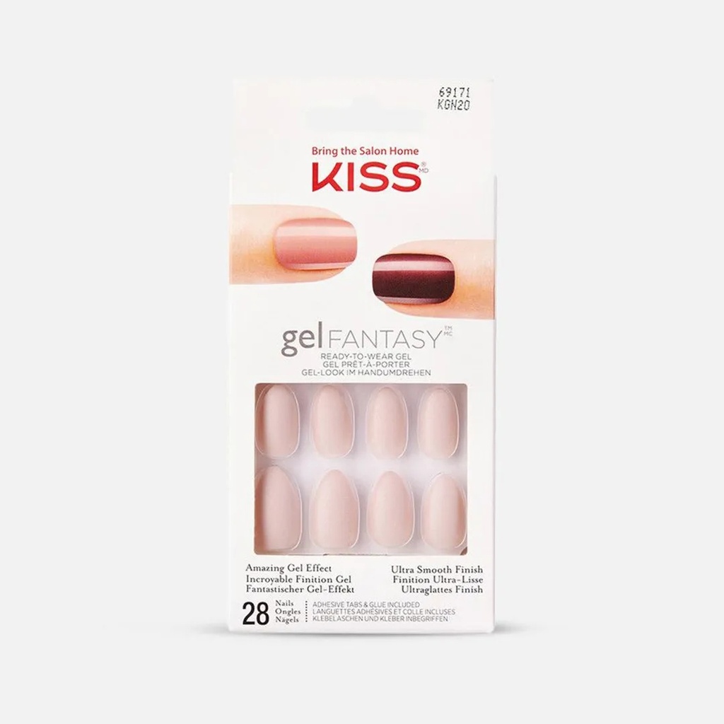 Kiss And Broadway gel Fantasy Nails