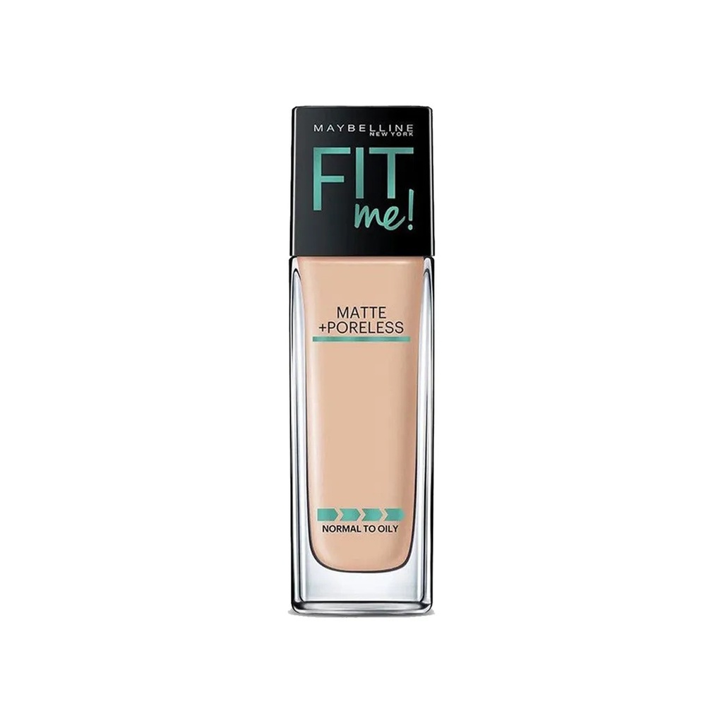Maybelline Fit Me Matte + Poreless Liquid Foundation With Pump
