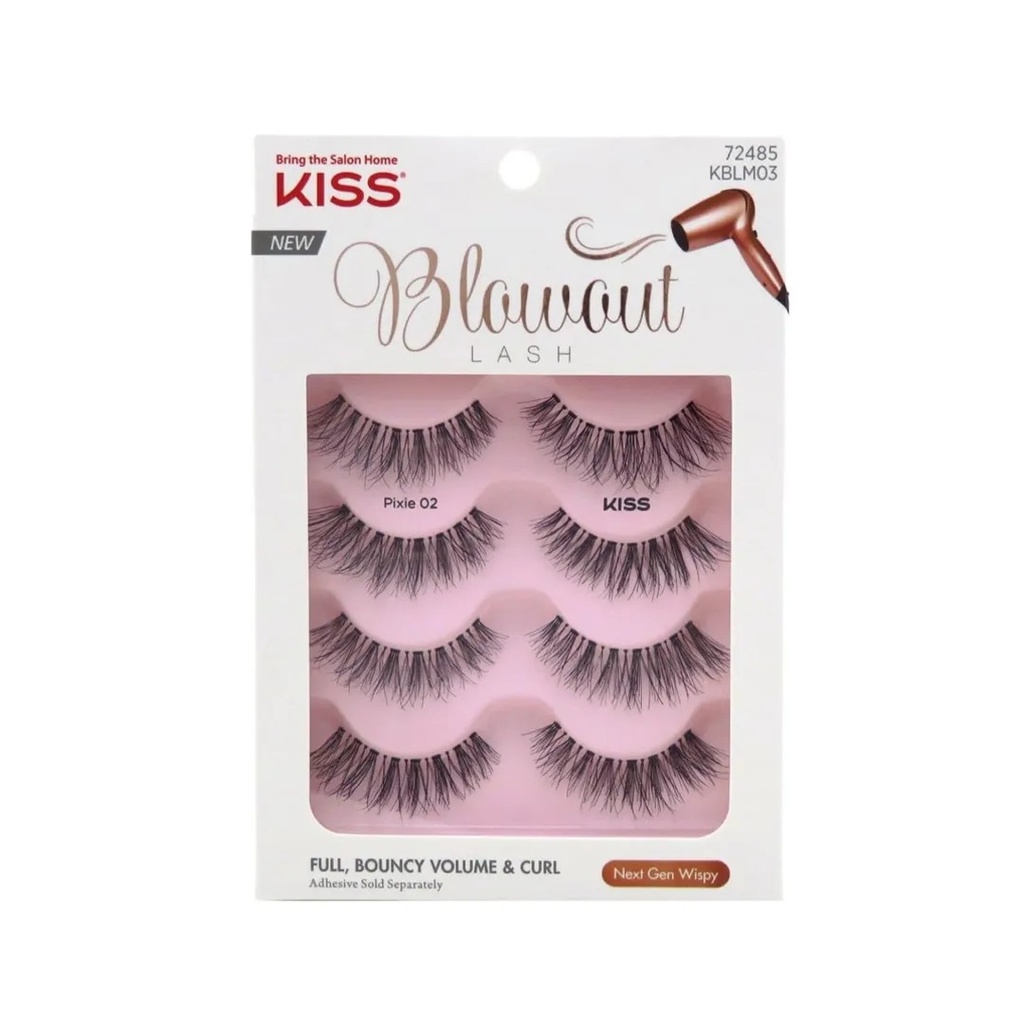 Kiss And Broadway Kiss Blowout Lash Multi Pack 4 Pairs 