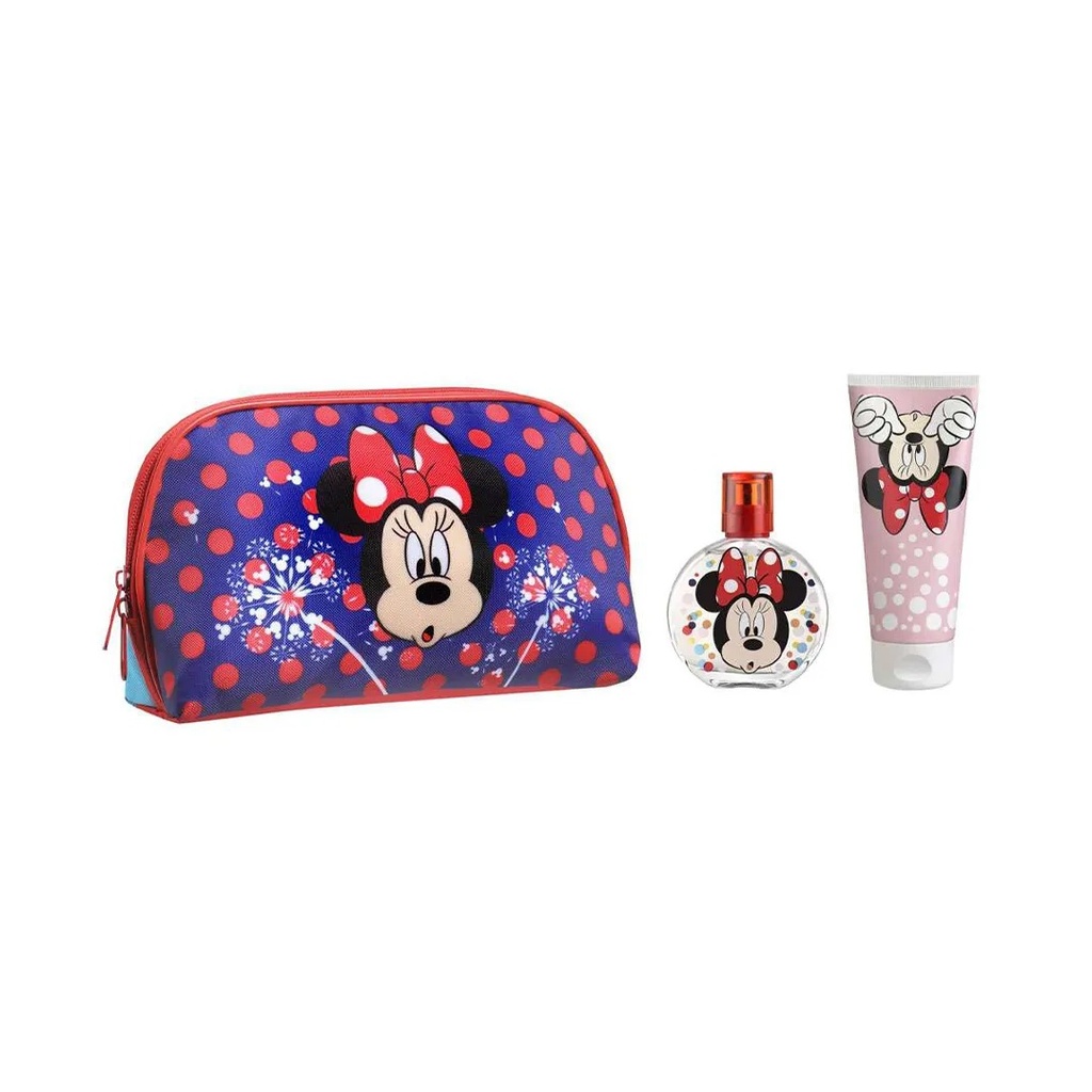Disney Minnie Mouse Toiletry Bag Set  EDT 50ML + Shower Gel 100ML
