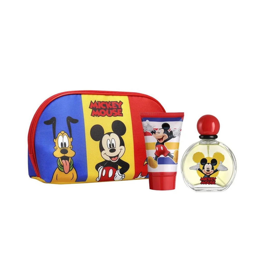 Disney Mickey Toiletry Bag  EDT 50ML + Shower Gel 100ML