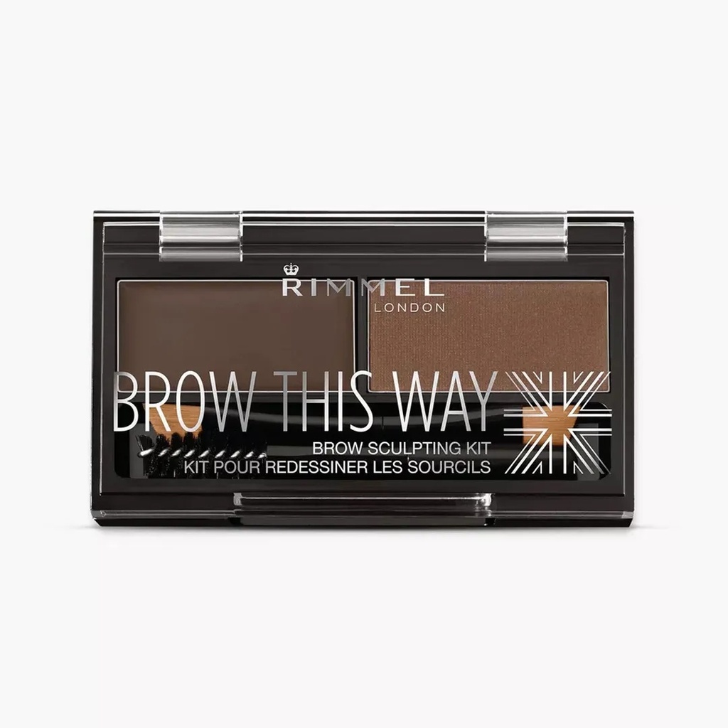 Rimmel Brow This way Sculpting Kit + Pencil + Brow gel 