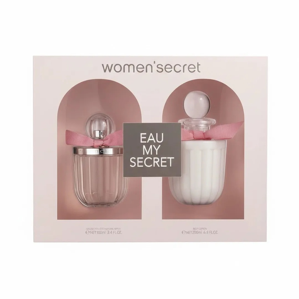 Women's Secret Eau My Secret Gift Set EDT 100ML + Body Lotion 200ML 
