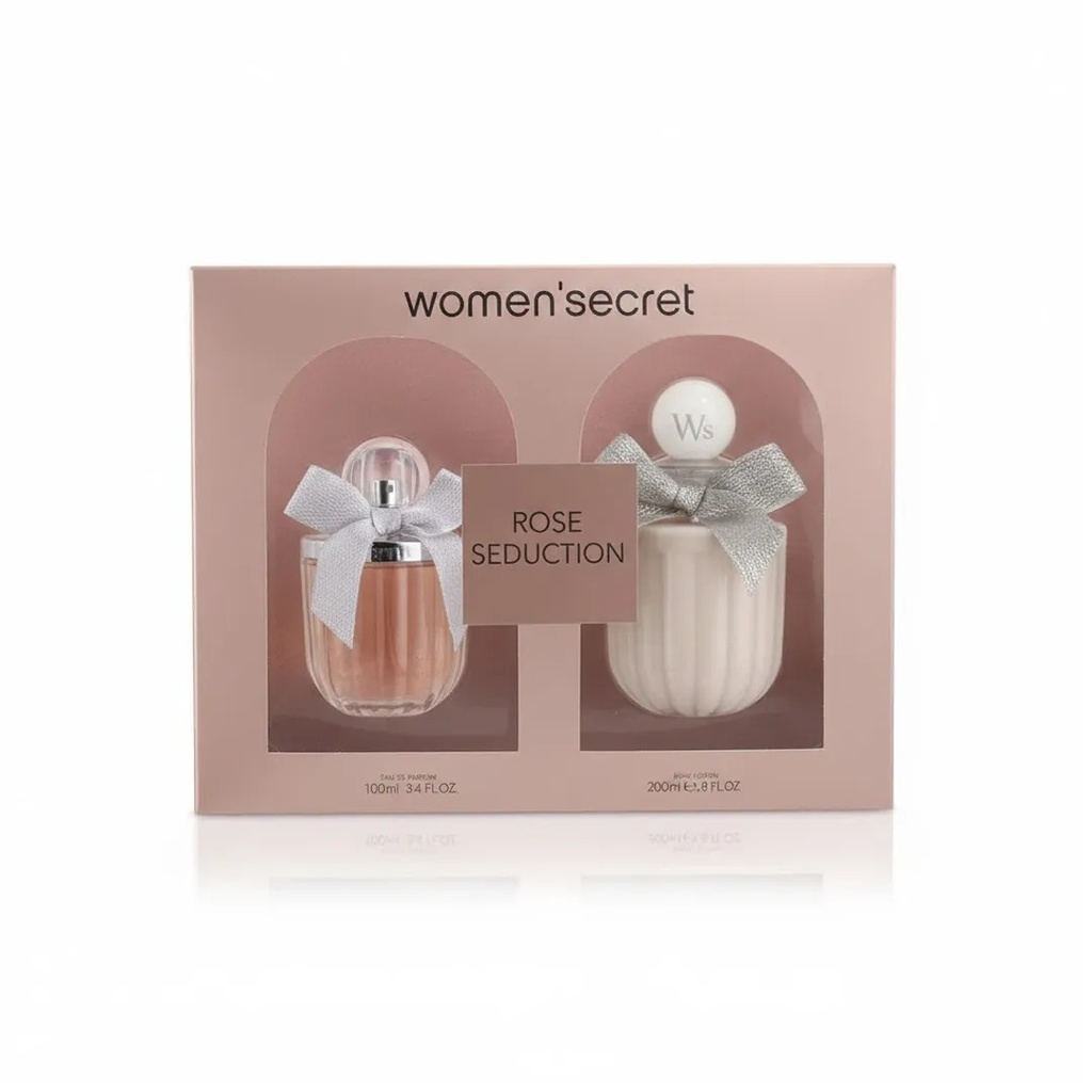 Women's Secret Rose Seduction Gift Set EDP 100ML + Body Lotion 200ML