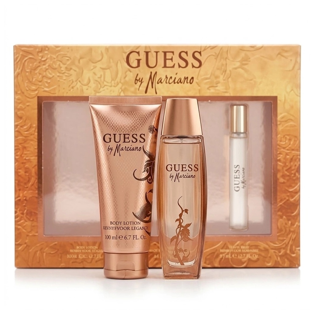 Guess Marciano For Women Gift Set EDT 100ML + Body Lotion 200ML + Travel Spray 15ML