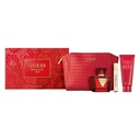 Guess Seductive Red For Women Gift Set EDP 75ML + Travel Spray 15ML + Body Lotion 100ML + Pouch