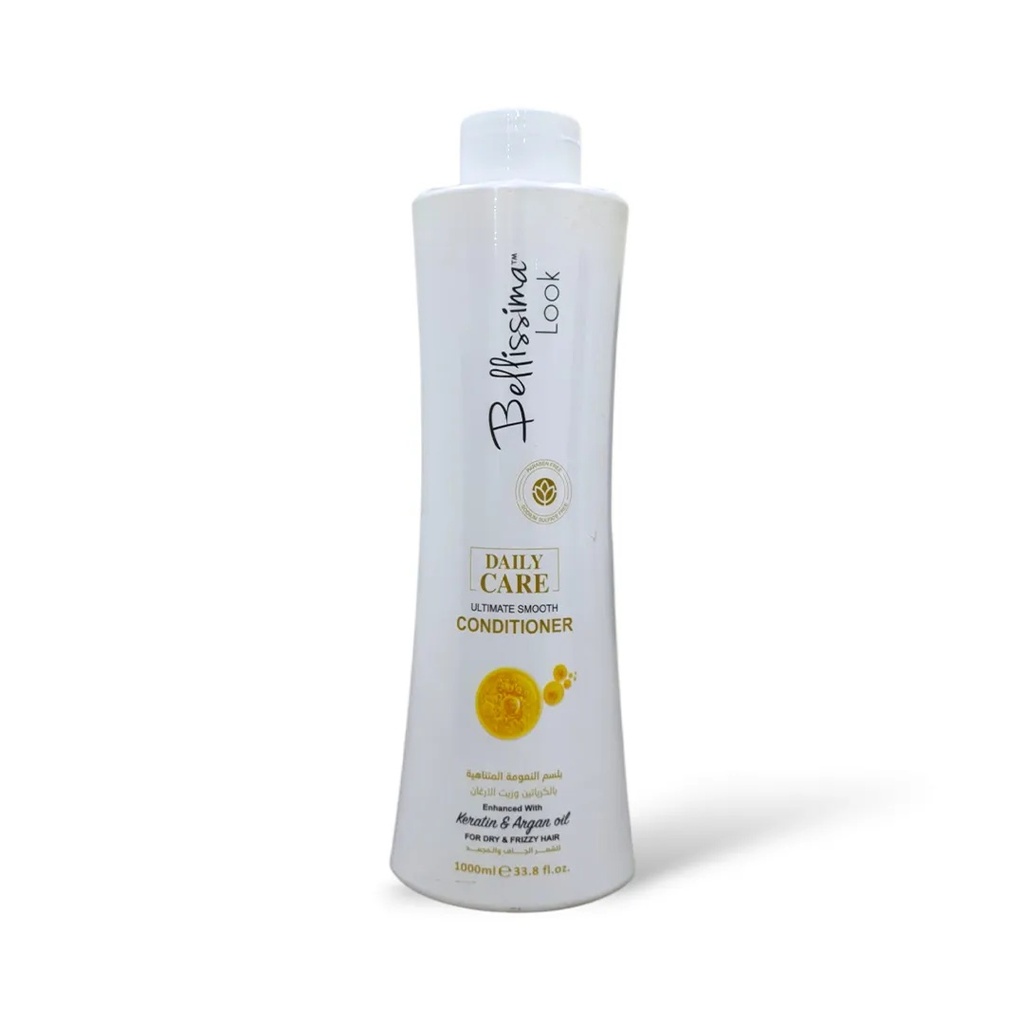 Bellissima Look Hair Conditioner Ultimate Smooth With Keratin & Argan Oil - 1000ml