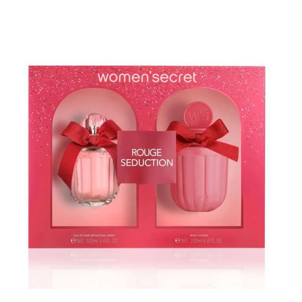 Women's Secret Rouge Seduction Gift Set EDP 100ML + Body Lotion 200ML