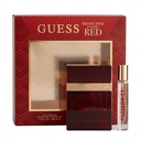 Guess Red For Men Gift Set EDT 100ML + Deodorizing Body Spray 226ML + Shower Gel 100ML + Pouch
