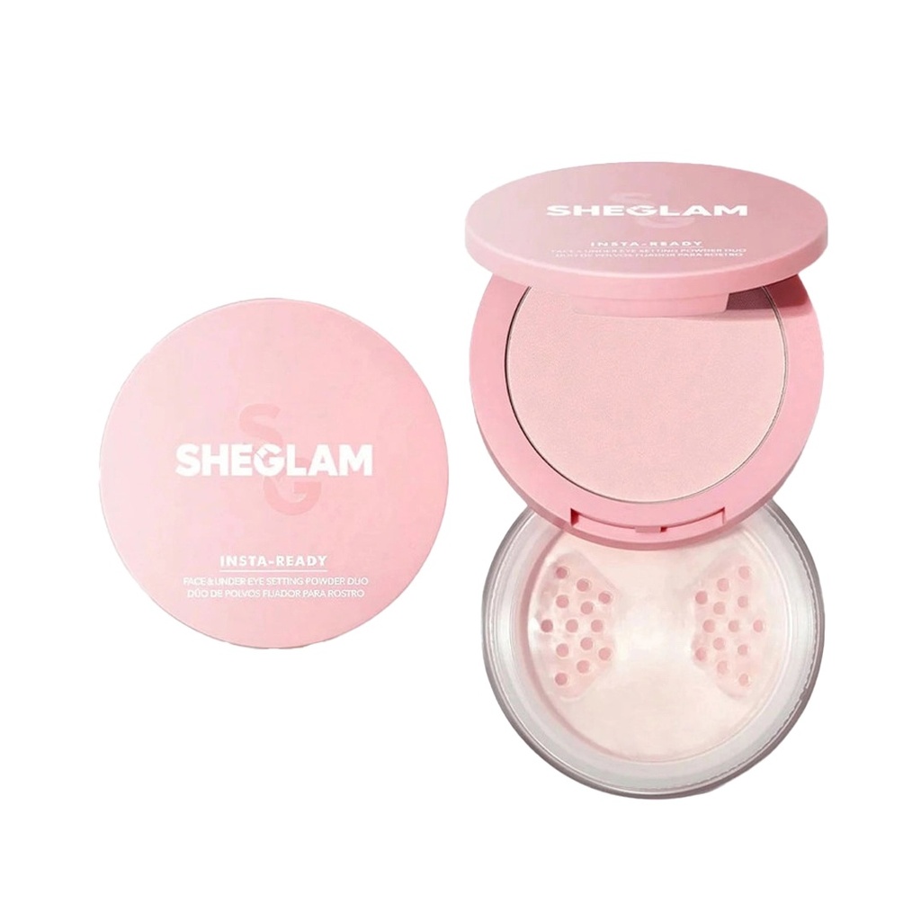 Sheglam InstaReady Face & Under Eye Setting Powder Duo