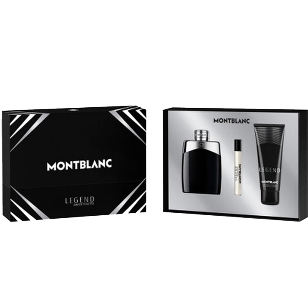 Mont Blanc Set Legend Gift Set EDP 100ML + Shower Gel 100ML + Travel Spray 15ML