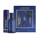 Louis Olivier X Bond Bottled Blue Pour Homme Gift Set EDP 100ML + Body Spray 200ML