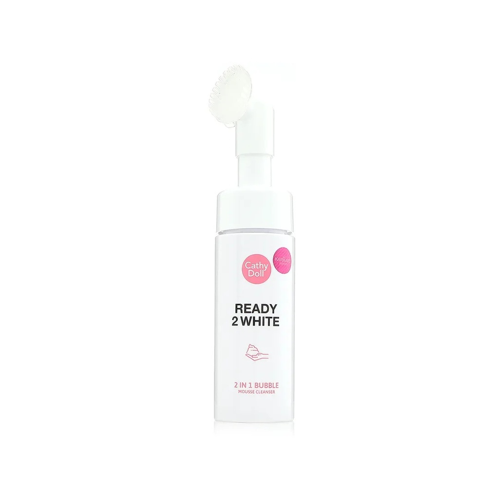 Cathy Doll Ready 2 White 2 in1 Bubble Mousse Cleanser 120ML