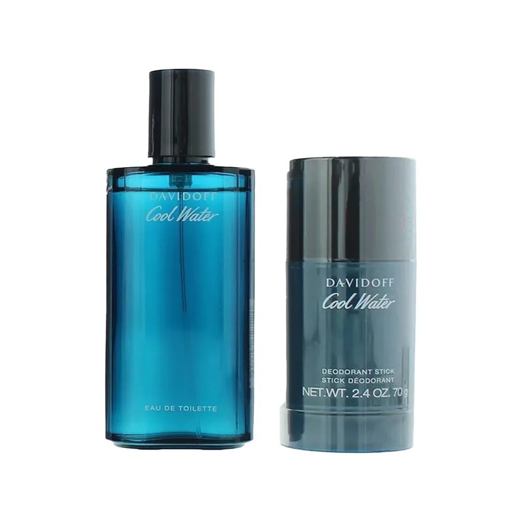 Davidoff Cool Water Set EDT 75ML + Deodorant Stick 75g 