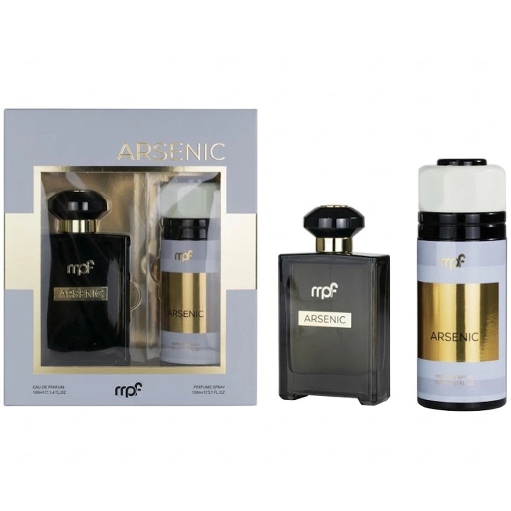 MPF Arsenic Gift Set EDP 100ML + Perfume Spray 150ML
