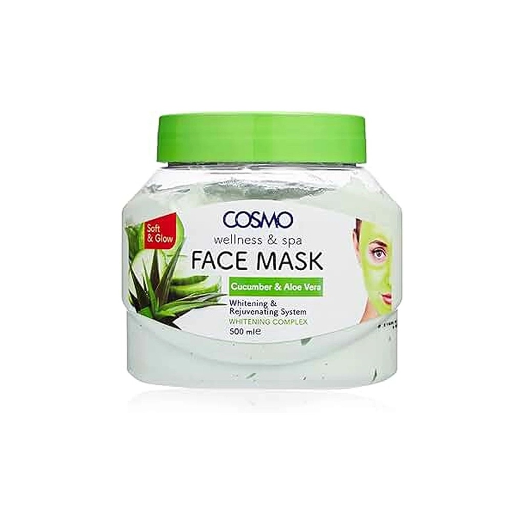 Cosmo Face Mask Cucumber And Aloe Vera 500ML