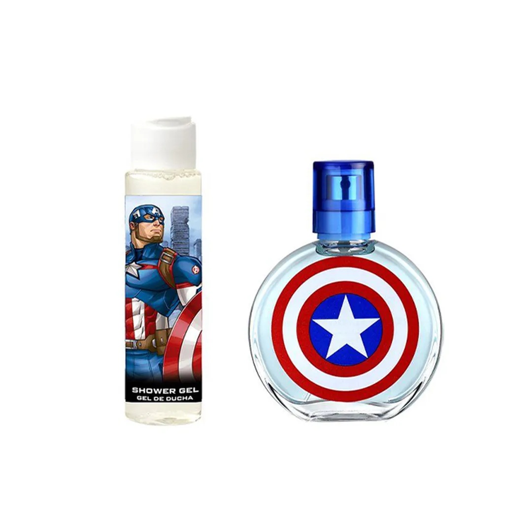 Marvel Captain America Zip Case Set - Eau De Toilette + Shower Gel 60ml alternate view